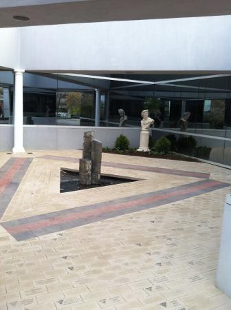 Engraved Paver Courtyard at TKE Headquarters